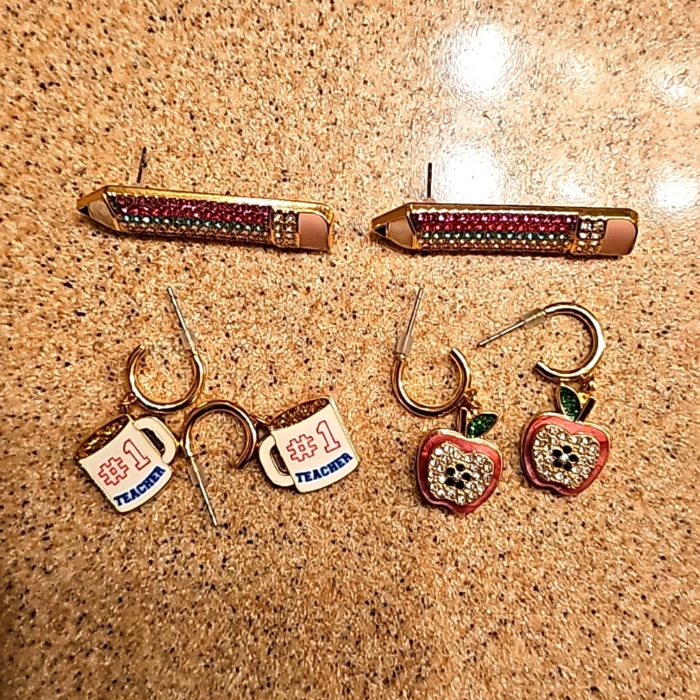 Teacher earrings